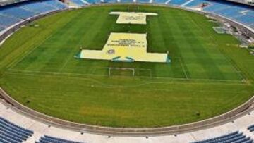 <b>MARACANÁ. </b>El mítico estadio brasileño ya ha sido reconstruido.