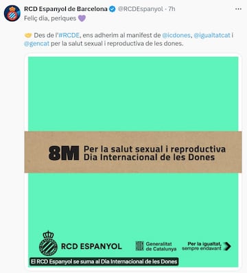 Reivindicando la igualdad: famosas y deportistas celebran el Día Internacional de la Mujer