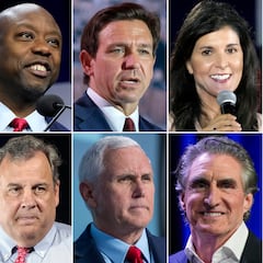 Who are the Republican candidates participating in the first Republican Party debate?