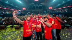 La celebración de España en el WiZink Center en imágenes