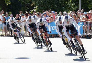 El equipo británico Team Sky.