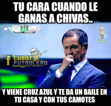 Cruz Azul acapara los memes de la Copa MX