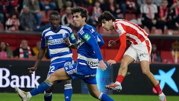 Un golazo de Gelabert le arrebata el protagonismo al VAR en Gijón