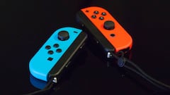 Un par de Joy-Con de Nintendo Switch.