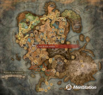 Mapa Elden Ring DLC