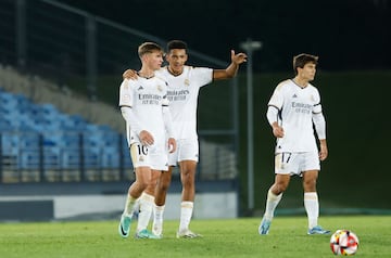 Nico Paz, ?lvaro Rodrguez y Gonzalo, la pasada temporada.