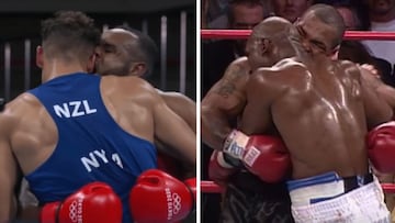 Boxeador poseído por Mike Tyson intentar morder la oreja del rival