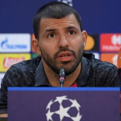 Agüero: “Nunca me he marcado en mi carrera una cifra de goles”