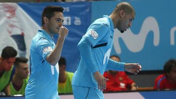 Resumen y resultados del Movistar Inter 4-2 Barcelona Lassa. Primer partido de la final de la LNFS.