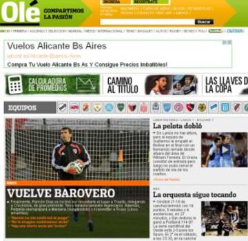 Portadas de la prensa extranjera