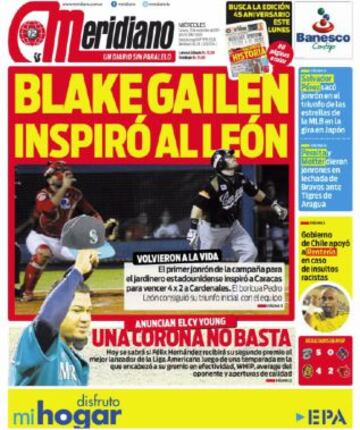 Portadas de la prensa deportiva