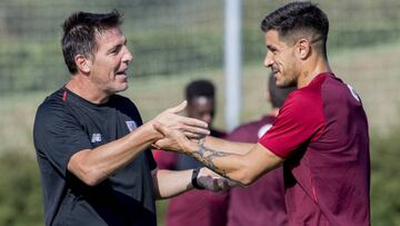 Berizzo, con Yuri