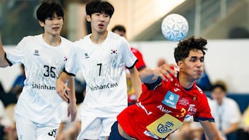 España acabando un contragolpe.