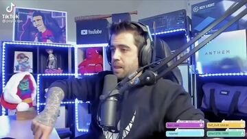 AuronPlay y sus momentos virales con Millonarios FC