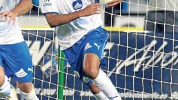 <b>PELIGRO ACREDITADO. </b>Ángel ha mostrado buen olfato de gol. Y ante el Murcia, multiplica su instinto.