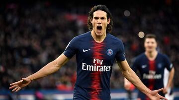 Edinson Cavani, jugador del PSG
