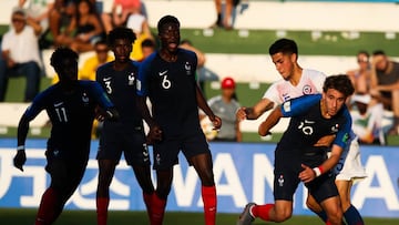 La brutal diferencia ofensiva entre la Roja y Francia en el debut