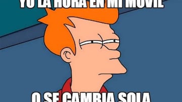 Los memes más graciosos sobre el cambio de hora
