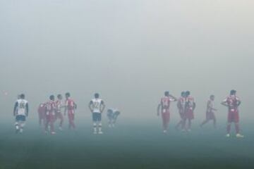 Despite not being a power-house in world football, the Belgrade derby is unique in the tension generated when the red and white of Red Star face the black and white of Partizan for the "Veciti Derbi"