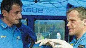 <b>NUEVO CARGO.</B> Moya debutó en Italia como director deportivo y trabaja estrechamente con Makinen.