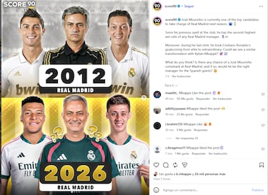 A Mbappé ‘le gusta’ una posible vuelta de Mourinho