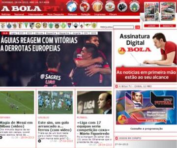 Portadas de la prensa extranjera