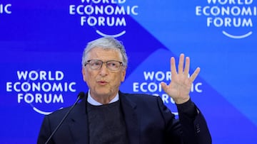 Bill Gates, Co-Chair of Bill & Melinda Gates Foundation attends the 54th annual meeting of the World Economic Forum in Davos, Switzerland, January 17, 2024. REUTERS/Denis Balibouse
