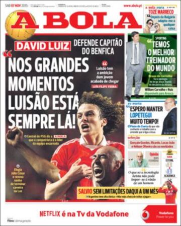 Portadas de la prensa mundial