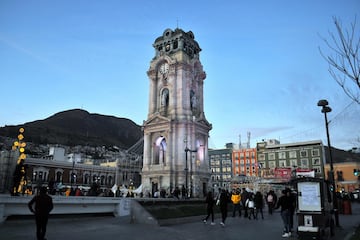 Centro de la ciudad de Pachuca. 