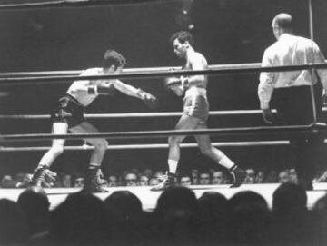 El 10 de mayo de 1968 en Madrid, Pedro Carrasco retiene su corona de campe¨®n continental del peso ligero tras vencer al tambi¨¦n espa?ol, Kid Tano, por K.O. en el octavo asalto.