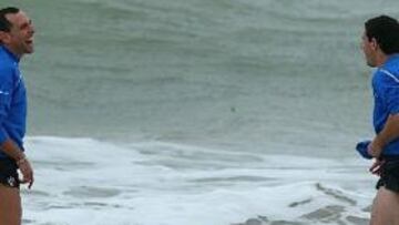 <b>EN BUENA COMPAÑÍA. </b>Petrov y Maxi llevan toda la recuperación juntos y lo agradecen. "Se ha hecho más llevadero, nos cuidamos mutuamente y nos lo pasamos bien; Cádiz también ayuda", explica La Fiera.