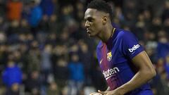 Yerry Mina, jugador del Barcelona