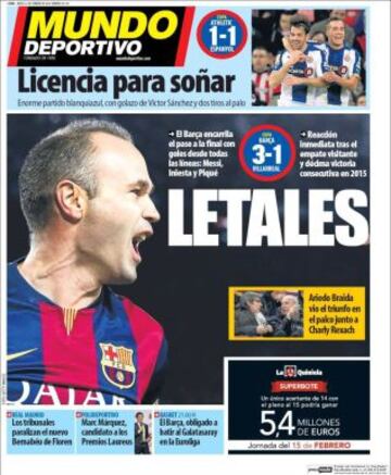 Portadas de la prensa deportiva