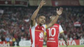 Morelo lleva cuatro goles con Santa Fe en Libertadores.