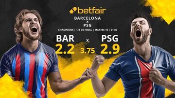 FC Barcelona vs. PSG: horario, TV, estadísticas, cuadro y pronósticos