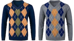 Este jersey de rombos, bonito a la par que estiloso, te ayudará a combatir el frío este otoño