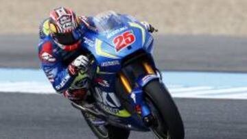 Viñales con la Suzuki en Jerez.