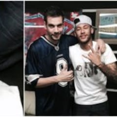 Neymar desvela en las redes su espectacular tatuaje de un tigre