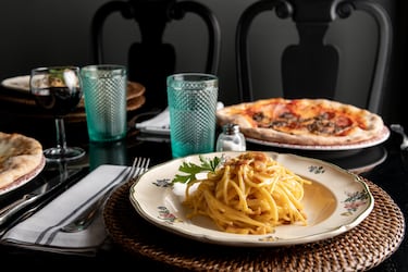 Alduccio, el restaurante donde Di Stfano coma su plato preferido, los gnocchi, se mantiene al lado del Bernabu