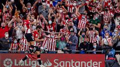 Celebraci&oacute;n de la victoria en el derbi ante el Alav&eacute;s el pasado viernes