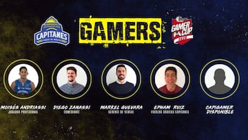 Capitanes CDMX presenta a su quinteta para la Gamer Cup