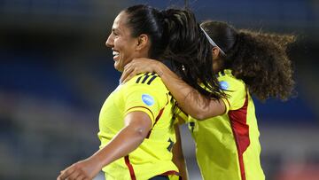 Soccer Football - Women's Copa America - Group A - Colombia v Paraguay - Estadio Pascual Guerrero, Cali, Colombia - July 8, 2022 Colombia's Manuela Vanegas celebrates scoring their fourth goal REUTERS/Luisa Gonzalez