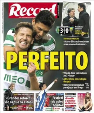 Portadas de la prensa deportiva