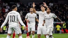 Mbappé anota e iguala récord histórico en el triunfo del Madrid