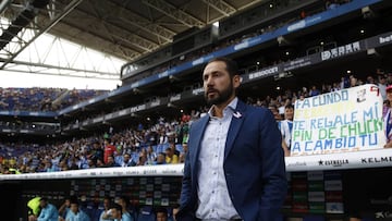 Mach&iacute;n en su estreno con el Espanyol. 