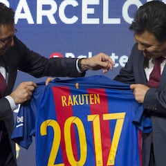 Rakuten patrocinará al Barcelona hasta 2021 por 220M€