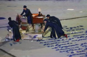 Ceremonia de clausura de los Juego Olímpicos de Invierno de Sochi 2014.