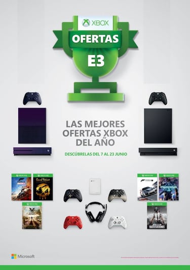 Ofertas E3 2019: Xbox One X y Xbox One S, hasta 100 euros de descuento