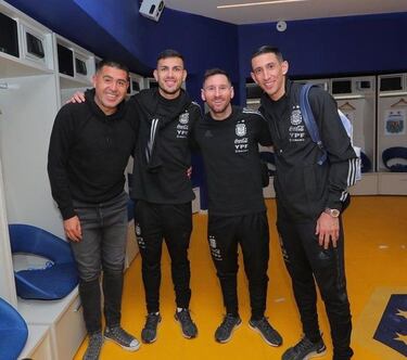 Riquelme y Messi: encuentro ‘10′