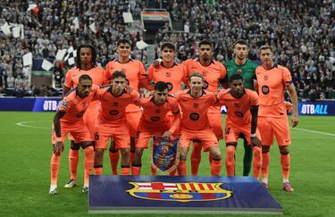 Jules Koundé, Gerard Martín, Pau Cubarsí, Ronald Araujo, Joan García, Robert Lewandowski, Raphinha, Fermín López, Pedri Frenkie De Jong y Marcus Rashford.